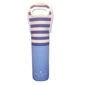 Kate Spade Navy and White Wine Carrier